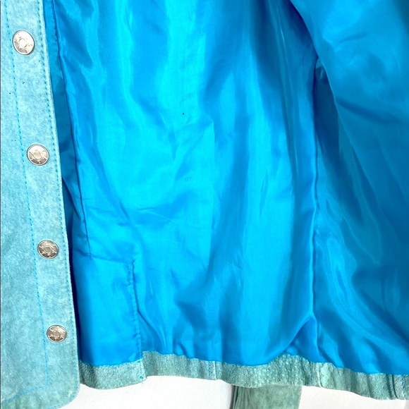 Live a Little Blue Blazer Suede-Like Jacket - Picture 10 of 16